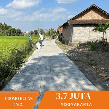 Tanah di Gamping, Sleman SHM 105 m² Tanah Kavling View Sawah di Trihanggo Dalam
