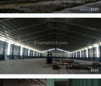 Dijual Gudang dekat toll Ciujung Keragilan Serang akses 45 feet