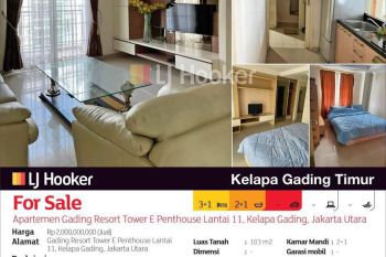 Apartemen Gading Resort Tower E Penthouse Lantai 11, Kelapa Gading, Jakarta