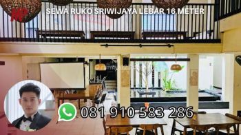 Sewa Ruko Sriwijaya Lebar 16 Meter