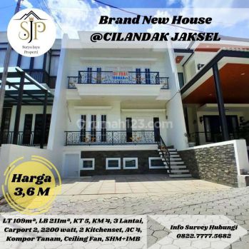 Rumah Baru Siap Huni 3 Lantai Dalam Cluster Ekslusif Di Cilandak