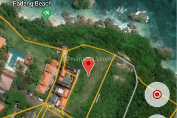 Disewakan Tanah los tebing di Pantai padang-padang PECATU