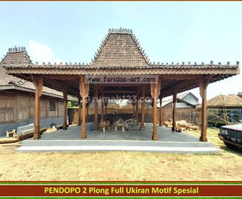 Pendopo Joglo Special Design, Ori Jati Kuno Full Ukiran Aksesoris