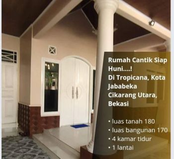 Dijual Rumah Cantik Semi Furnished Di Kota Jababeka Cikarang Bekasi
