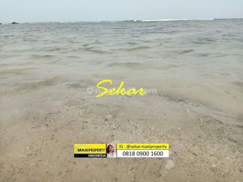 Tanah Pantai Carita Pinggir Laut Cocok Bangun Resort Hotel