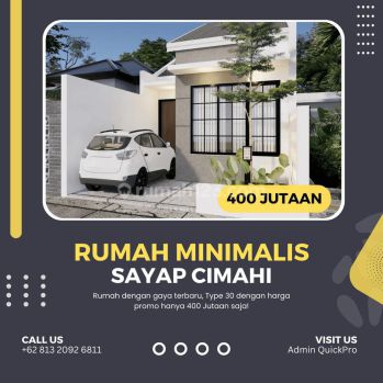 Rumah Idaman Gen z 1 Lantai di Sayap Kota Cimahi Mulai 400 Jutaan
