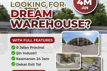 SALE: GUDANG DKP BARU GRESSS 2024, HIGH SPEC LENGKAP, GRAB IT FAST!!!