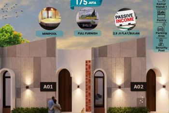 Dijual Villa Strategis 2 Menit Masjid Suciati