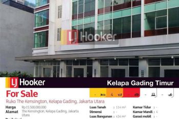 Ruko The Kensington Commersial, Kelapa Gading, Jakarta Utara