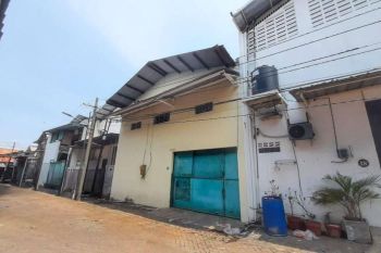 Gudang Murah Dijual STRATEGIS Bebas Banjir Siap Pakai SHM IMB