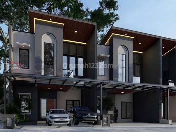 Rumah Modern Minimalis Free Kitchen Set Kanopi Cipayung Jakarta Timur