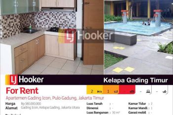 Apartemen Gading Icon Tower C Lantai 15, Mediros, Pulo Gadung, Jakarta Timur