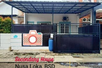 Rumah siap huni di Nusa Loka, BSD. Lt.105 Lb.100 Rp.1,55M