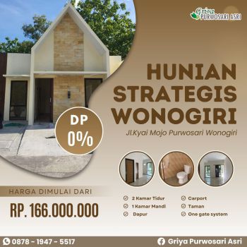 Hunian Strategis Wonogiri Kota