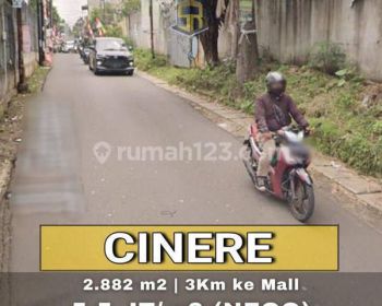 Tanah Akses Mobil Dekat Lebak Bulus , Mall, Golf Club Cocok Untuk Developer