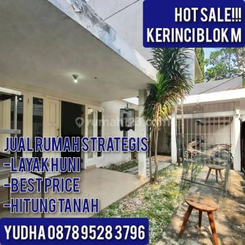 Termurah jual cepat rumah hitung tanah strategis Kerinci Blok M