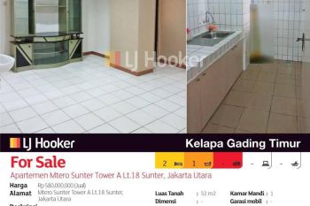 Apartemen Metro Sunter Tower A Lt.8 Sunter, Jakarta Utara