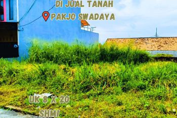 di jual tanah murah lokasi pakjo swadaya a3a4