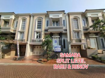 RUMAH SIAP HUNI... SAMARA VILLAGE  3 LANTAI SPLIT LEVEL LOKASI TERBAIK.