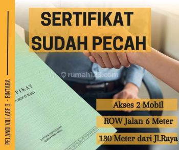 Tanah Kavling Murah Bintara SHM Stasiun Tol Pondok Kopi Cakung