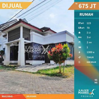 Dijual Rumah Cantik Minimalis Siap Huni di Arjosari, Malang
