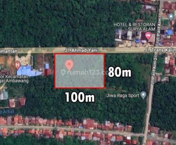 Tanah Tepi Jalan, Dekat Tugu Alianyang di Trans Kalimantan