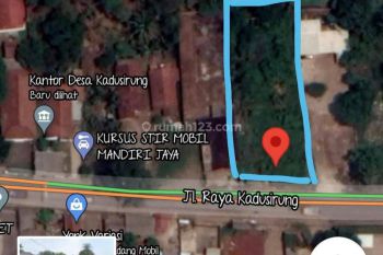 Tanah pinggir jalan cisauk kadusirung Tangerang