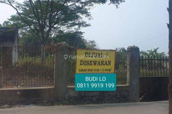 TANAH KOMERSIL 2400 M2 DI TIGARAKSA TANGERANG STRATEGIS