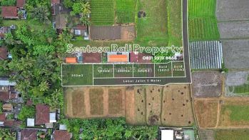 Tanah di Singakertha Ubud Gianyar View Sawah