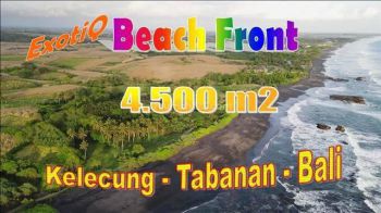 Beachfront 4,500 M2 Lahan Kering Kawasan Komersil