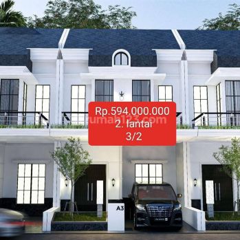 Rumah 2 lt gaya Eropah di Cihanjuang Cimahi