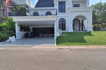 Rumah baru, mewah, cantik, sangat asri, siap huni di dalam komplek Bintaro Jaya
