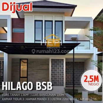 Rumah 2 Lantai di Hilago Bsb City, Semarang