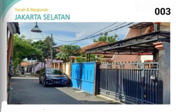 Rumah Lelang Bank Jl. H. Buang I, Ulujami, Pesanggrahan,  Jaksel