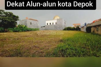 Tanah Dekat Stasiun Depok, Shm. Hanya 200 Jutaan