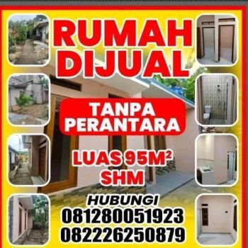 Dijual Cepat Rumah Baru Tanpa Perantara