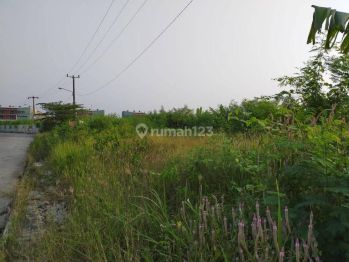 Tanah 2400 m2 Siap Bangun Pinggir Jalan Delta Mas Cikarang