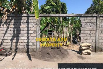 Lahan Luas 200m2 Akses Paving Lingkungan Villa Di Sanur