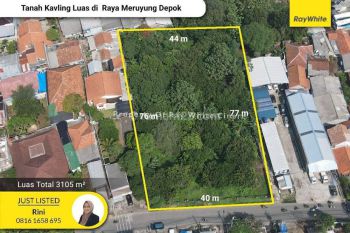 Meruyung Jalan Utama, Lahan Disewakkan Tanah Luas 3105 Dekat 2 Pintu Tol