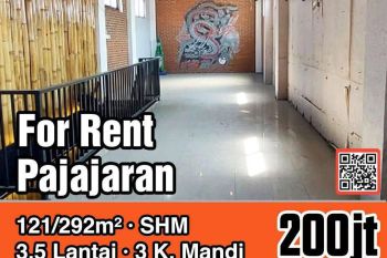 Disewakan Ruko Cocok untuk usaha Di Mainroad Pajajaran