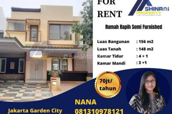 Rumah Rapih Semi Furnished di Jgc, Jakarta Garden City