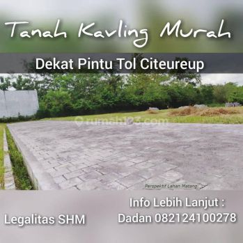 Tanah Kavling Murah Dekat Rs Bina Husada.hanya 2 Jutaan,free Shm.