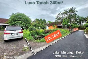 TANAH DIJUAL MENARIK DI UTARA SLEMAN CITY HALL GITO GATI