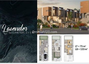 Rumah Di Golf Island, Harmony Uk 5x15, Jakarta Utara.