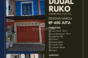 Jual Ruko , jln Ciborelang Cijambe,