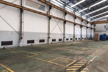 Jual gudang cikarang MM2100, uk 4616m2, izin industri, HGB, bagus