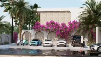 Experience the allure of a Mediterranean Villa for Lease in Canggu.