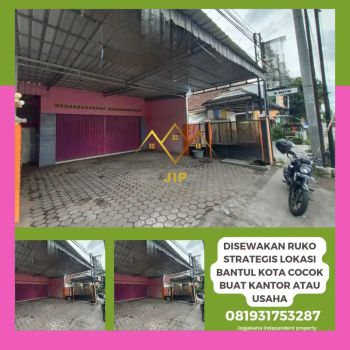 Disewakan ruko strategis lokasi bantul kota