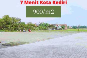 Tanah Kavling Kediri Dekat GOR Jayabaya SHM Pecah Patok Resmi BPN 900/m