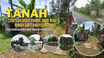 Tanah Strategis Depan Jalan Raya Wanayasa Dekat Argo Wisata dan Pabrik